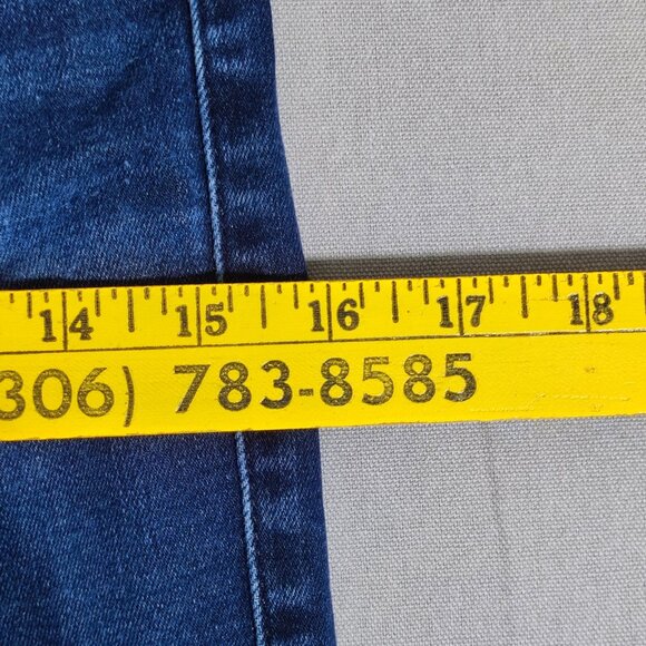 7 For All Mankind jeans women's size 26 ink blue colour skinny mid-rise straight - Picture 13 of 16